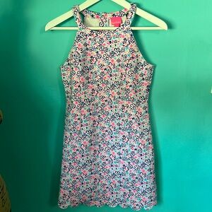 Lilly Pulitzer Floral Scalloped Water Resistant Active Dress 14